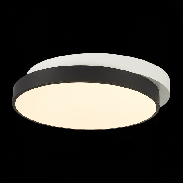 SLE200702-01 Светильник потолочный Черный, Белый/Белый LED 1*45W 3000K/4000K/6000K QVO, изображение 6