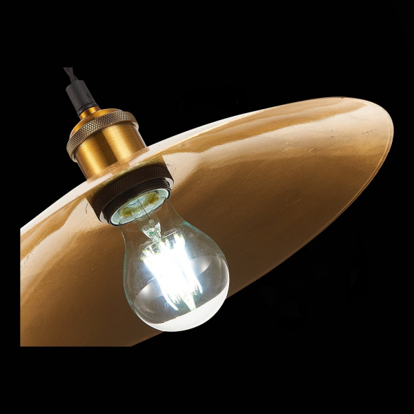 SL1017.203.01 Светильник подвесной ST-Luce Черный/Золотистый E27 1*60W ROMO, изображение 8
