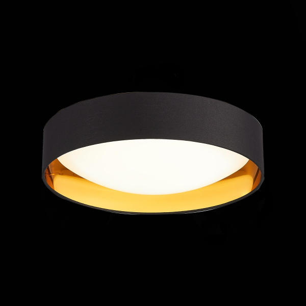 SLE201102-01 Светильник потолочный Черный, Золото/Белый LED 1*24W 4000K ORBIO, изображение 3