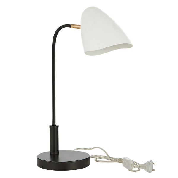 SLE103604-01 Прикроватная лампа Черный, Золотой/Белый E14 1*40W SATTA, изображение 2 SLE103604-01 Прикроватная лампа Черный, Золотой/Белый E14 1*40W SATTA, изображение 2