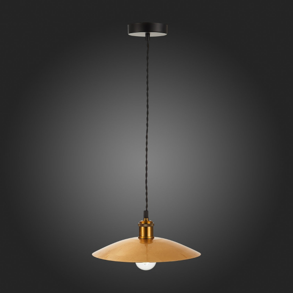 SL1017.203.01 Светильник подвесной ST-Luce Черный/Золотистый E27 1*60W ROMO, изображение 11