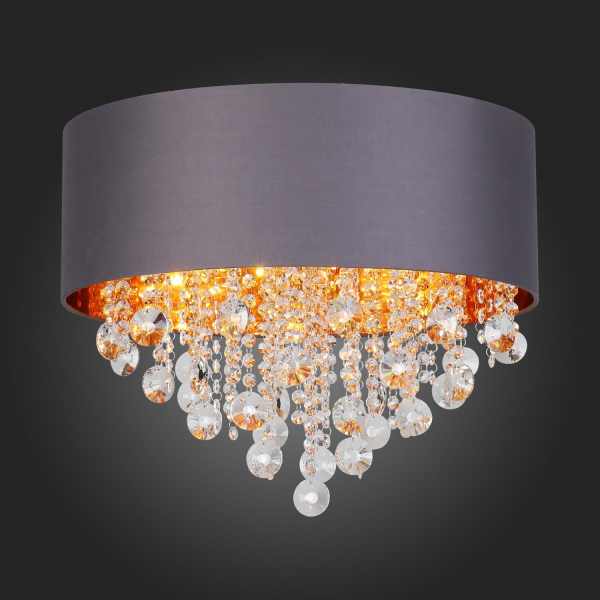 SL1350.702.06 Светильник потолочный ST-Luce Хром/Серый, Золотистый, Прозрачный E14 6*40W LACCHIA, изображение 7