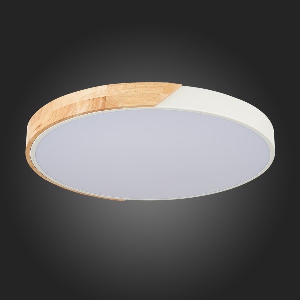 SLE200952-01 Светильник потолочный Белый, Светлое дерево/Белый LED 1*45W 3000K/4000K/6000K FESTA, изображение 12
