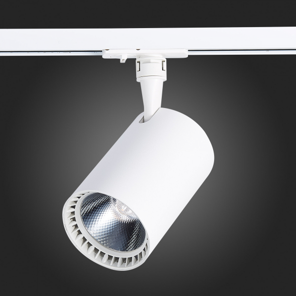 ST351.536.30.24 Св-к трек. Белый LED 1*30W 3000K 2 700Lm Ra?80 24° IP20 L139xW89xH194 100-240V Однофазная трековая система, изображение 8