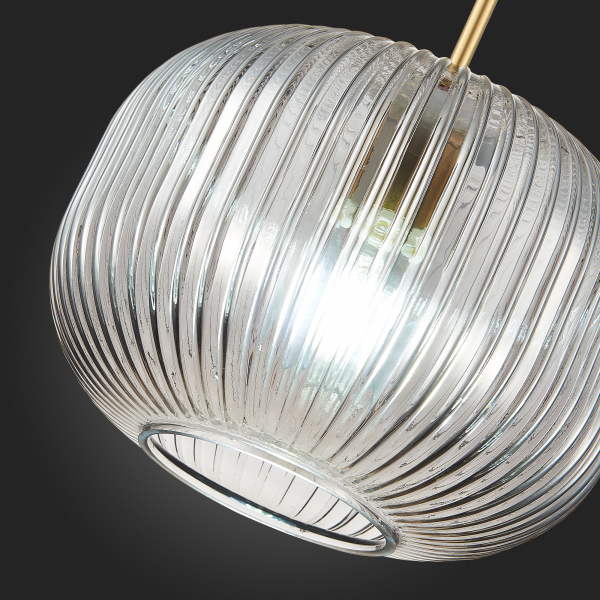 SL1154.303.01 Подвес ST-Luce Латунь/Дымчатый E27 1*60W GRAN, изображение 9