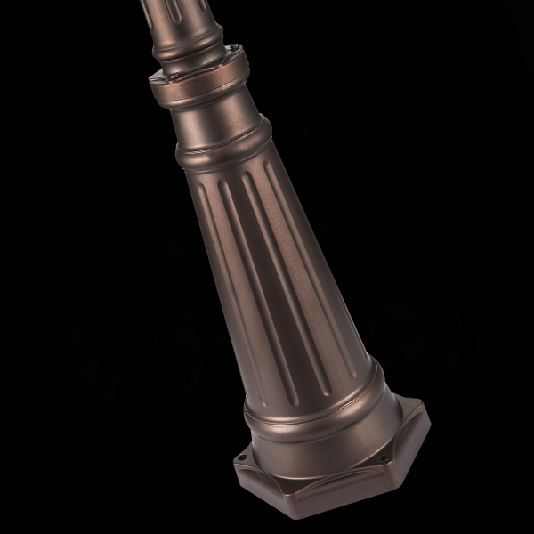 SL080.425.03 Светильник уличный наземный ST-Luce Темный кофе/Прозрачный, Темный кофе E27 3*100W LASTERO, изображение 10