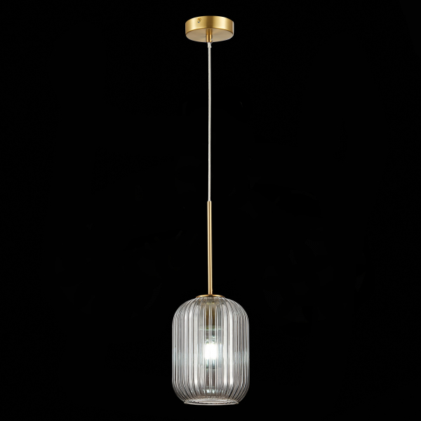 SL1154.323.01 Подвес ST-Luce Латунь/Дымчатый E27 1*60W GRAN, изображение 3