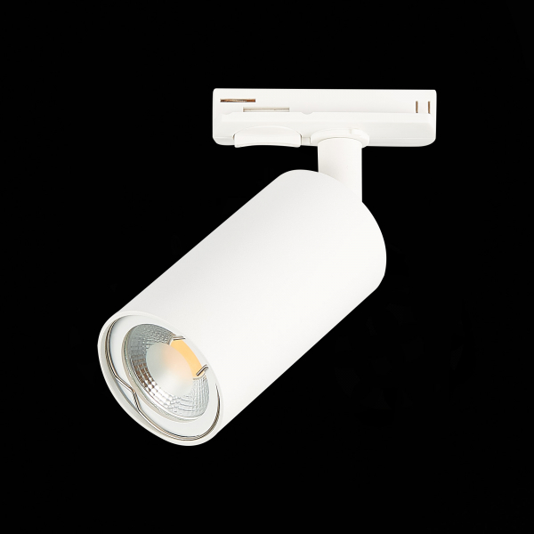ST300.506.01 Св-к трек. Белый GU10 1*50W  IP20 L100xW54xH142 220V Без ламп Однофазная трековая система, изображение 6