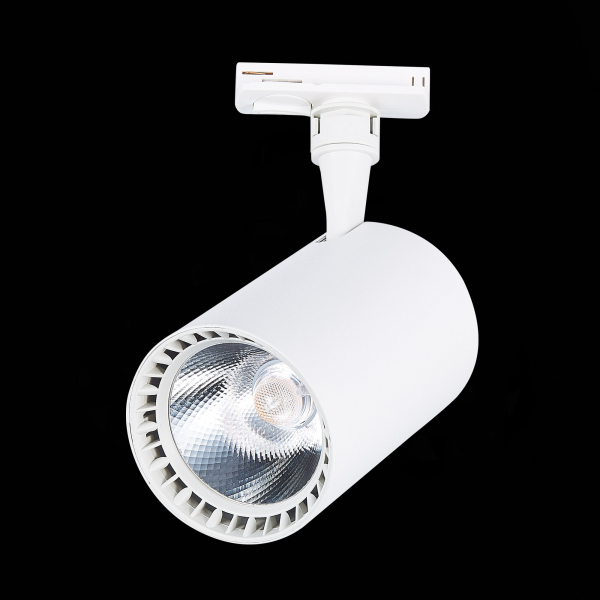 ST351.536.30.24 Св-к трек. Белый LED 1*30W 3000K 2 700Lm Ra?80 24° IP20 L139xW89xH194 100-240V Однофазная трековая система, изображение 6