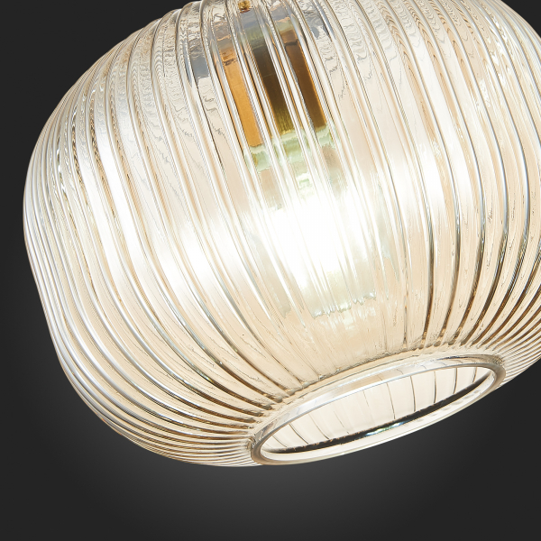 SL1154.313.01 Подвес ST-Luce Латунь/Коньячный E27 1*60W GRAN, изображение 9