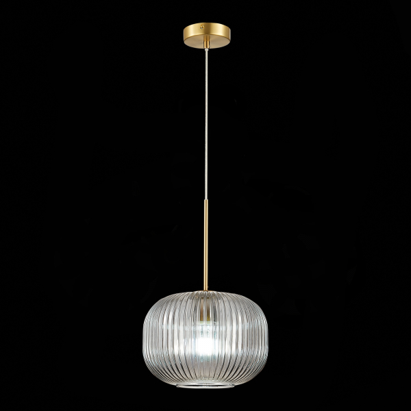 SL1154.303.01 Подвес ST-Luce Латунь/Дымчатый E27 1*60W GRAN, изображение 4