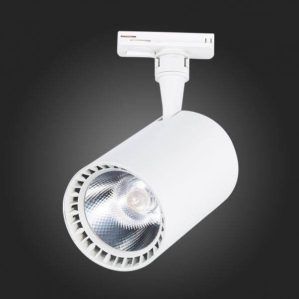 ST351.536.30.24 Св-к трек. Белый LED 1*30W 3000K 2 700Lm Ra?80 24° IP20 L139xW89xH194 100-240V Однофазная трековая система, изображение 9