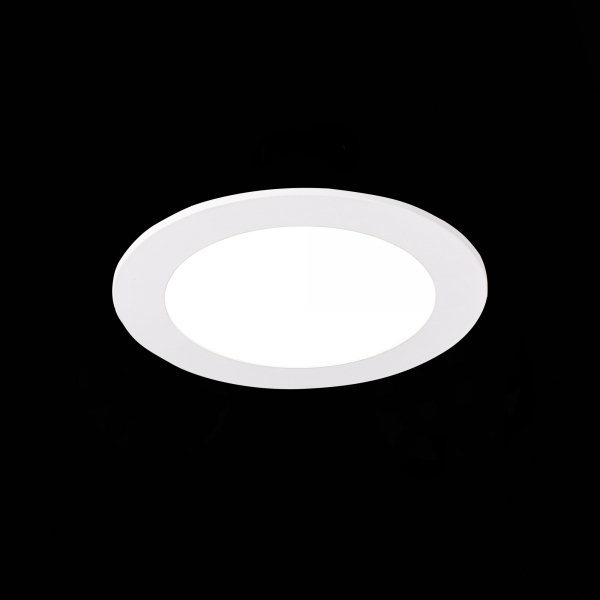 ST209.538.09 Св-к встр. Белый LED 1*9W 3000K 585Lm Ra80 110° IP20 D145xH8 90-265V Встраиваемые светильники, изображение 7