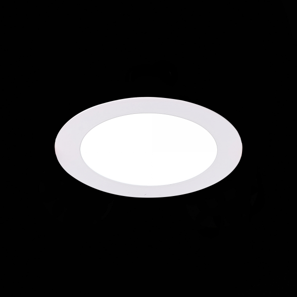 ST210.548.08 Св-к встр. Белый LED 1*8W 4000K 640Lm Ra80 110° IP20 D120xH30 220-240V Встраиваемые светильники, изображение 7