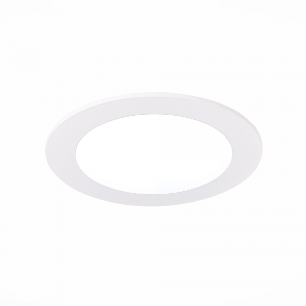 ST212.508.10 Св-к встр. Белый LED 1*10W 3000K/4000K/6000K 850Lm Ra80 110° IP20 D120xH30 220-240V Встраиваемые светильники, изображение 3