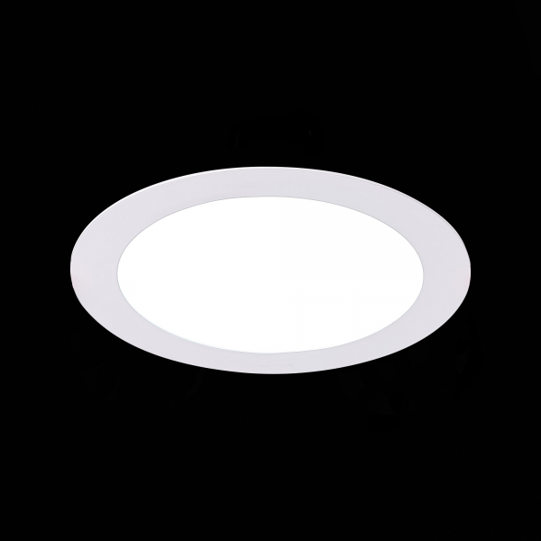 ST209.538.12 Св-к встр. Белый LED 1*12W 3000K 816Lm Ra80 110° IP20 D170xH8 90-265V Встраиваемые светильники, изображение 7
