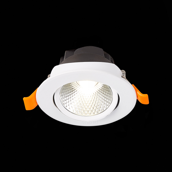 ST211.548.06.24 Св-к встр. Белый LED 1*6W 4000K 480Lm Ra80 24° IP20 D86xH50 220-240V Встраиваемые светильники, изображение 5