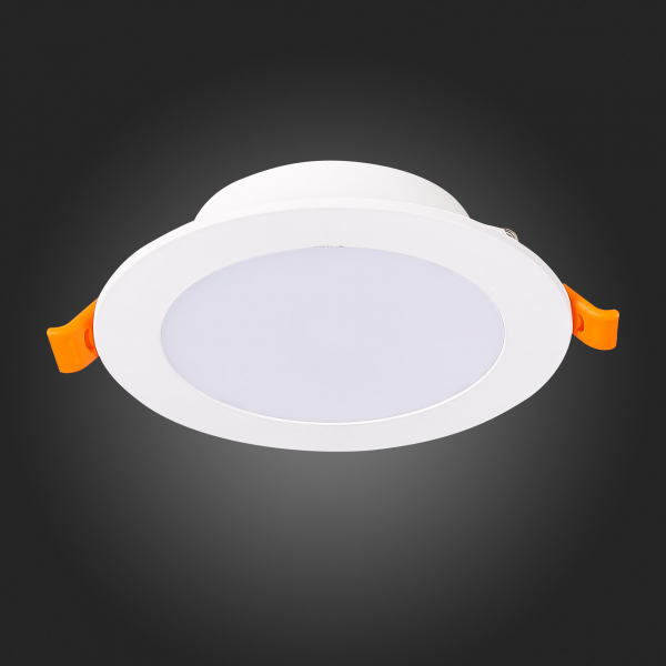 ST212.508.10 Св-к встр. Белый LED 1*10W 3000K/4000K/6000K 850Lm Ra80 110° IP20 D120xH30 220-240V Встраиваемые светильники, изображение 10