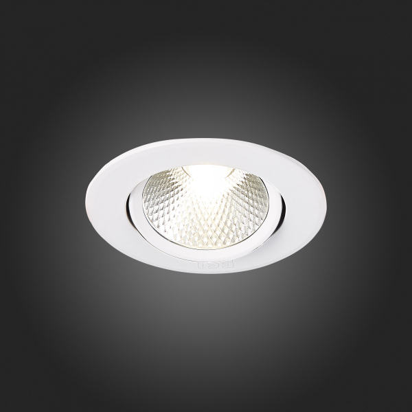 ST211.548.06.24 Св-к встр. Белый LED 1*6W 4000K 480Lm Ra80 24° IP20 D86xH50 220-240V Встраиваемые светильники, изображение 11