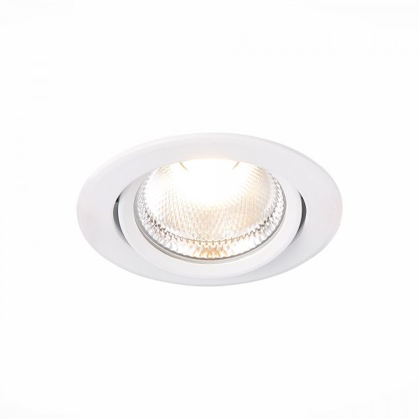 ST211.538.15.24 Св-к встр. Белый LED 1*15W 3000K 1 125Lm Ra80 24° IP20 D109xH65 220-240V Встраиваемые светильники, изображение 3
