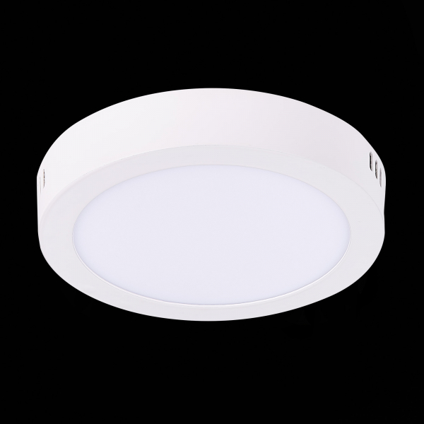 ST112.532.12 Светильник настенно-потолочный Белый LED 1*12W 3000K 715Lm Ra80 120° IP20 D160xH28 90-265V Накладные светильники, изображение 4