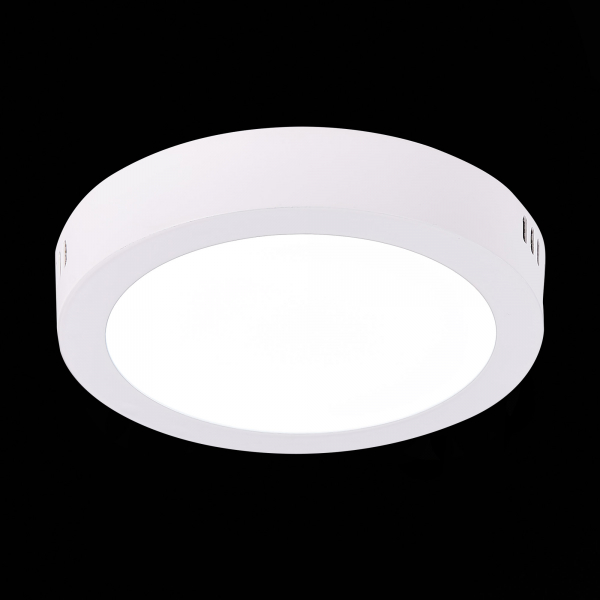 ST112.532.12 Светильник настенно-потолочный Белый LED 1*12W 3000K 715Lm Ra80 120° IP20 D160xH28 90-265V Накладные светильники, изображение 3