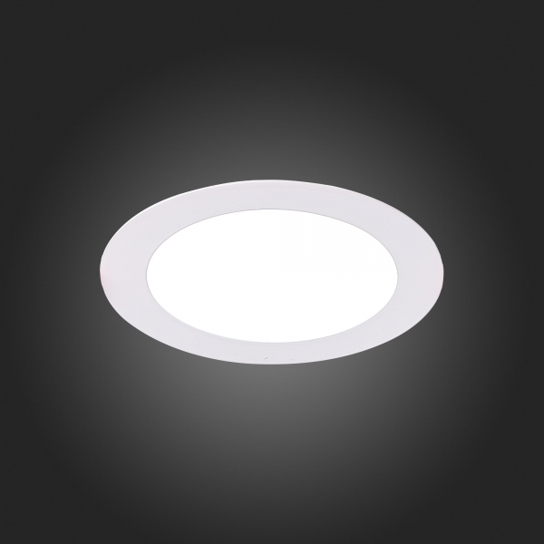 ST210.538.08 Св-к встр. Белый LED 1*8W 3000K 640Lm Ra80 110° IP20 D120xH30 220-240V Встраиваемые светильники, изображение 11