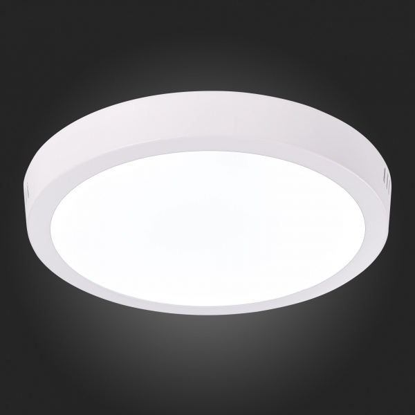ST112.542.18 Светильник настенно-потолочный Белый LED 1*18W 4000K 1 365Lm Ra80 120° IP20 D210xH28 90-265V Накладные светильники, изображение 5