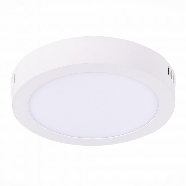 ST112.542.12 Светильник настенно-потолочный Белый LED 1*12W 4000K 795Lm Ra80 120° IP20 D160xH28 90-265V Накладные светильники, изображение 2