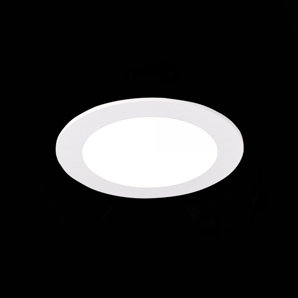 ST209.548.09 Св-к встр. Белый LED 1*9W 4000K 612Lm Ra80 110° IP20 D145xH8 90-265V Встраиваемые светильники, изображение 7
