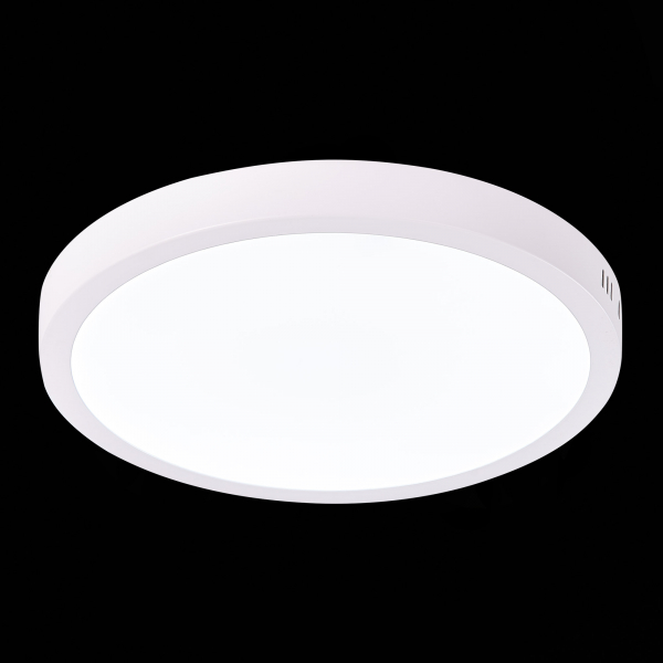 ST112.532.24 Светильник настенно-потолочный Белый LED 1*24W 3000K 1 735Lm Ra80 120° IP20 D288xH28 90-265V Накладные светильники, изображение 5