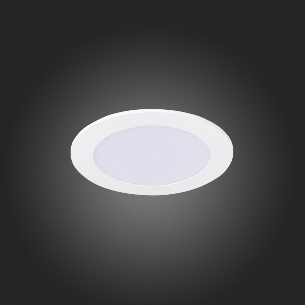 ST209.538.06 Св-к встр. Белый LED 1*6W 3000K 330Lm Ra80 110° IP20 D120xH8 90-265V Встраиваемые светильники, изображение 12