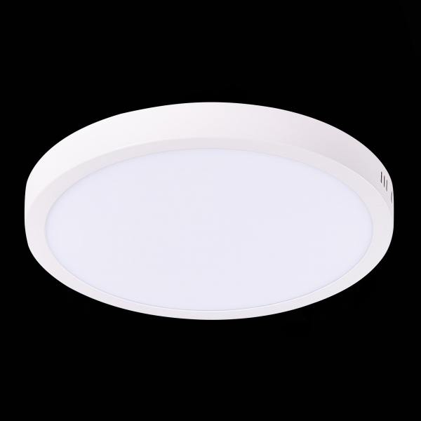 ST112.532.24 Светильник настенно-потолочный Белый LED 1*24W 3000K 1 735Lm Ra80 120° IP20 D288xH28 90-265V Накладные светильники, изображение 6