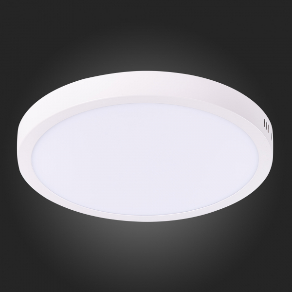 ST112.532.24 Светильник настенно-потолочный Белый LED 1*24W 3000K 1 735Lm Ra80 120° IP20 D288xH28 90-265V Накладные светильники, изображение 10