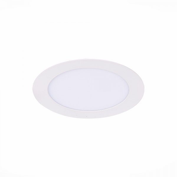 ST210.538.08 Св-к встр. Белый LED 1*8W 3000K 640Lm Ra80 110° IP20 D120xH30 220-240V Встраиваемые светильники, изображение 4