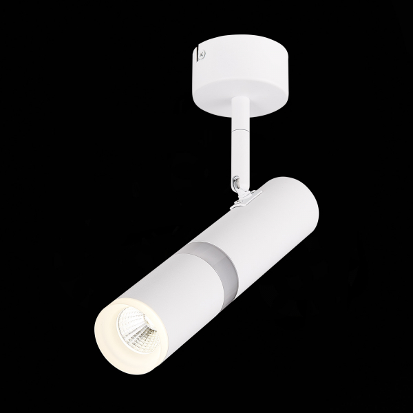 ST106.542.08 Светильник потолочный Белый LED 1*8W 4000K 624Lm Ra&gt;80 D70xH165 170-240V Накладные светильники, изображение 7