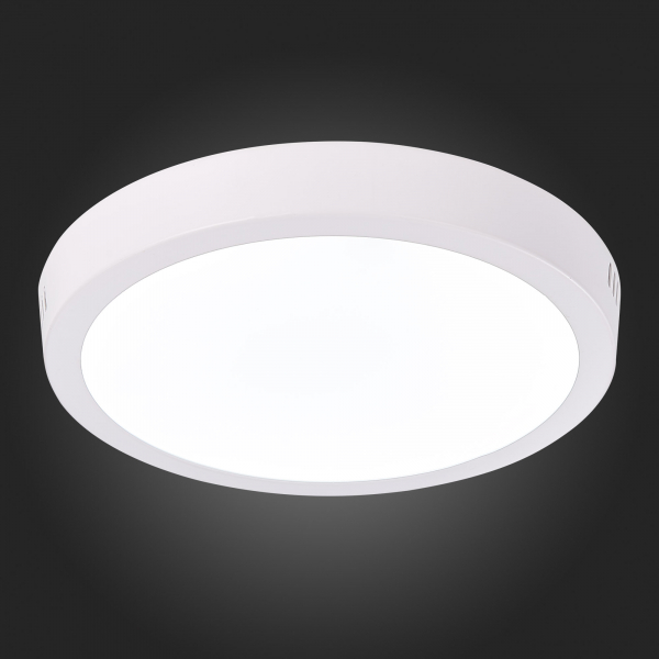 ST112.532.18 Светильник настенно-потолочный Белый LED 1*18W 3000K 1 225Lm Ra80 120° IP20 D210xH28 90-265V Накладные светильники, изображение 5