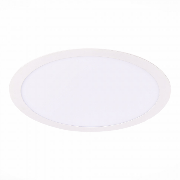 ST112.532.24 Светильник настенно-потолочный Белый LED 1*24W 3000K 1 735Lm Ra80 120° IP20 D288xH28 90-265V Накладные светильники, изображение 4