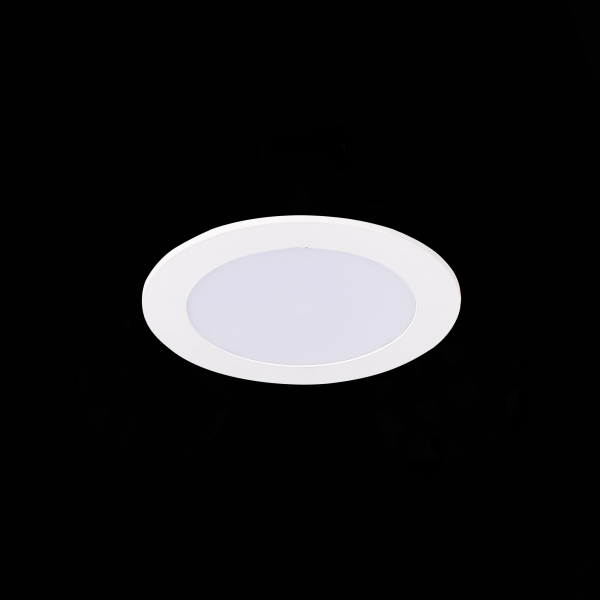 ST209.548.06 Св-к встр. Белый LED 1*6W 4000K 370Lm Ra80 110° IP20 D120xH8 90-265V Встраиваемые светильники, изображение 8