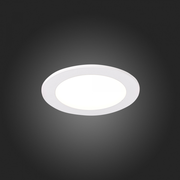 ST212.508.05 Св-к встр. Белый LED 1*5W 3000K/4000K/6000K 375Lm Ra80 110° IP20 D92xH30 220-240V Встраиваемые светильники, изображение 10