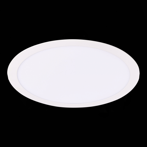 ST112.532.24 Светильник настенно-потолочный Белый LED 1*24W 3000K 1 735Lm Ra80 120° IP20 D288xH28 90-265V Накладные светильники, изображение 8
