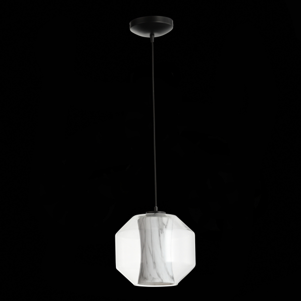 SL1169.113.01 Подвес ST-Luce Черный/Прозрачный, Белый E27 1*40W MARMO, изображение 5