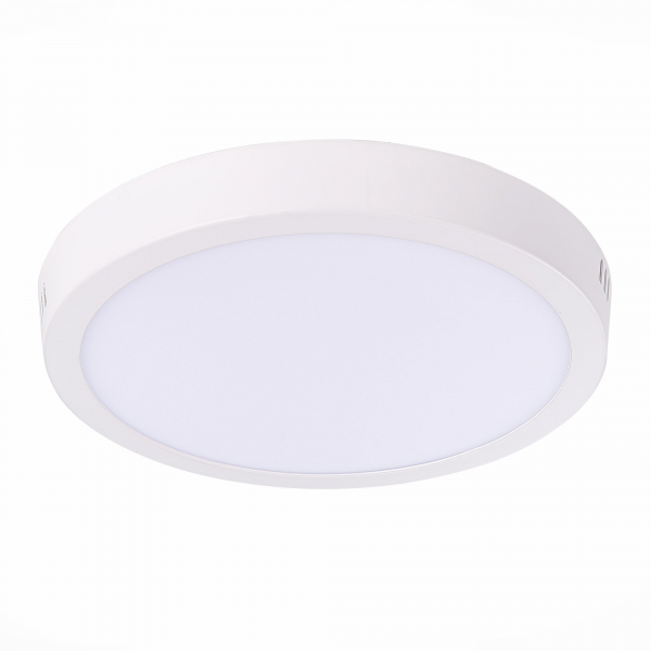 ST112.532.18 Светильник настенно-потолочный Белый LED 1*18W 3000K 1 225Lm Ra80 120° IP20 D210xH28 90-265V Накладные светильники, изображение 2