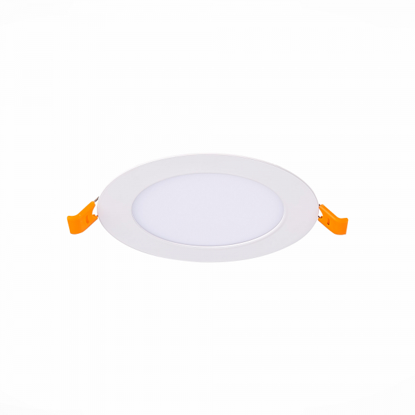 ST209.548.06 Св-к встр. Белый LED 1*6W 4000K 370Lm Ra80 110° IP20 D120xH8 90-265V Встраиваемые светильники, изображение 2