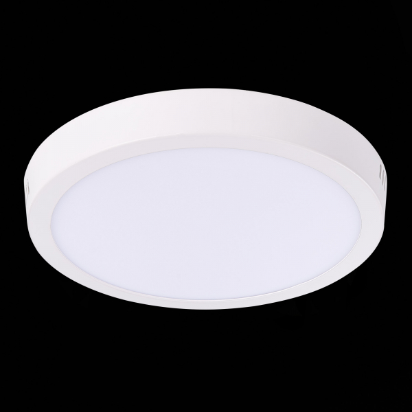 ST112.532.18 Светильник настенно-потолочный Белый LED 1*18W 3000K 1 225Lm Ra80 120° IP20 D210xH28 90-265V Накладные светильники, изображение 4