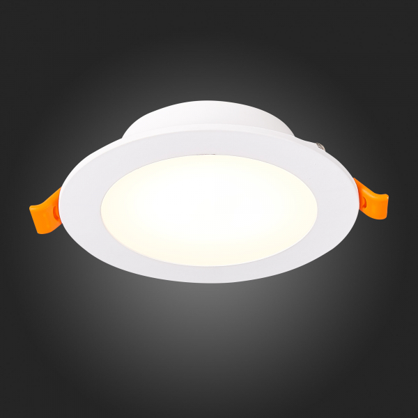 ST212.508.10 Св-к встр. Белый LED 1*10W 3000K/4000K/6000K 850Lm Ra80 110° IP20 D120xH30 220-240V Встраиваемые светильники, изображение 9
