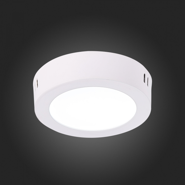 ST112.532.06 Светильник настенно-потолочный Белый LED 1*6W 3000K 330Lm Ra80 120° IP20 D110xH28 90-265V Накладные светильники, изображение 5