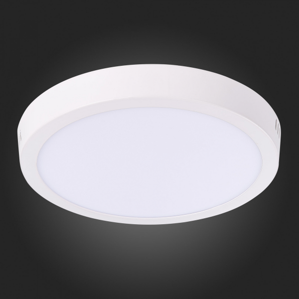 ST112.532.18 Светильник настенно-потолочный Белый LED 1*18W 3000K 1 225Lm Ra80 120° IP20 D210xH28 90-265V Накладные светильники, изображение 6