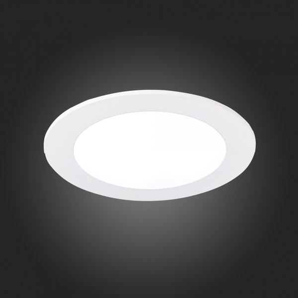 ST212.508.10 Св-к встр. Белый LED 1*10W 3000K/4000K/6000K 850Lm Ra80 110° IP20 D120xH30 220-240V Встраиваемые светильники, изображение 11