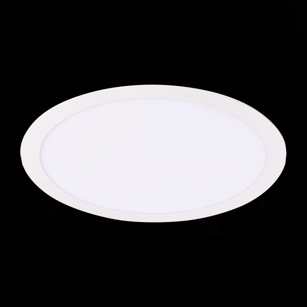 ST209.548.24 Св-к встр. Белый LED 1*24W 4000K 1 848Lm Ra80 110° IP20 D300xH8 90-265V Встраиваемые светильники, изображение 8